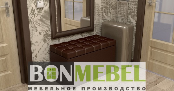 пуф Квадро тип 2 с ящиком